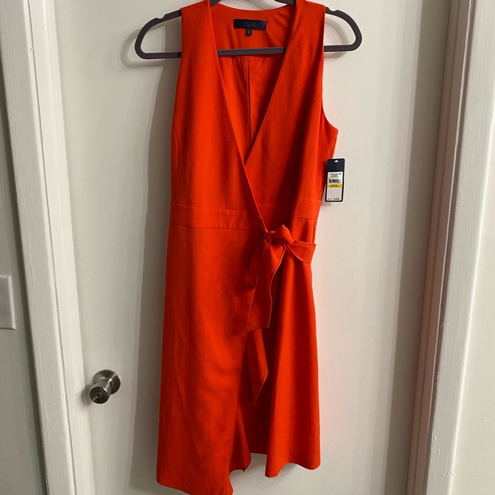 NWT Rachel Rachel Roy red wrap dress size medium